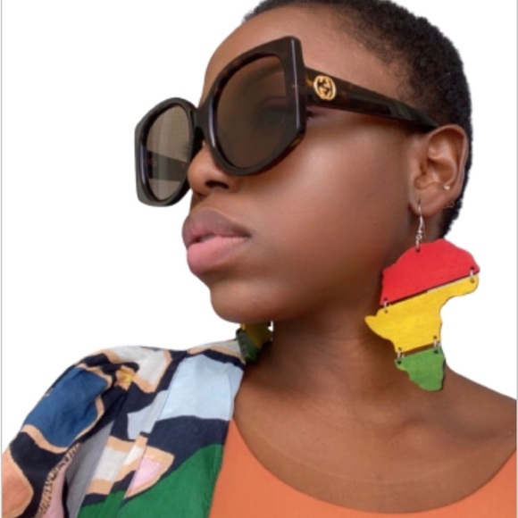 GUCCI GG1257SA Square Sunglass comes shiny dark havana frame with brown lenses. - Picture 6 of 17